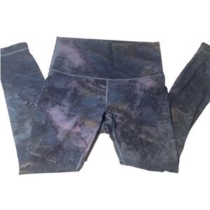 Lululemon Athletica Marble Print Leggings